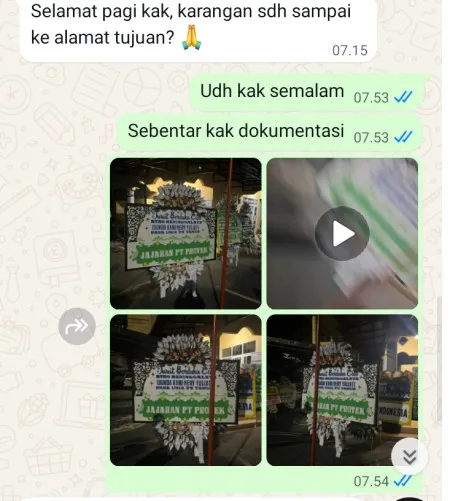 Pengiriman Papan Bunga Selamat Pademangan Timur