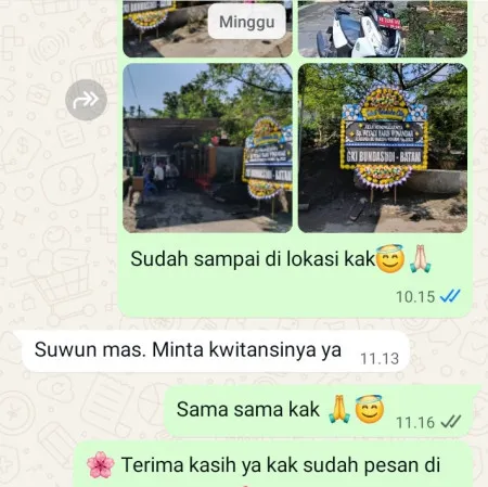Pengiriman Papan Bunga Duka Pademangan Timur