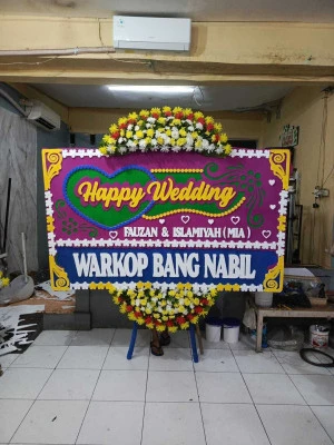 Papan Bunga di Pademangan Timur