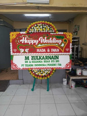 Papan Bunga di Pademangan Timur