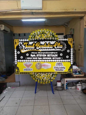 Papan Bunga di Pademangan Timur