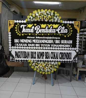 Papan Bunga di Pademangan Timur