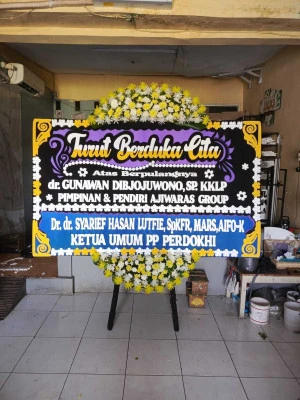 Papan Bunga di Pademangan Timur